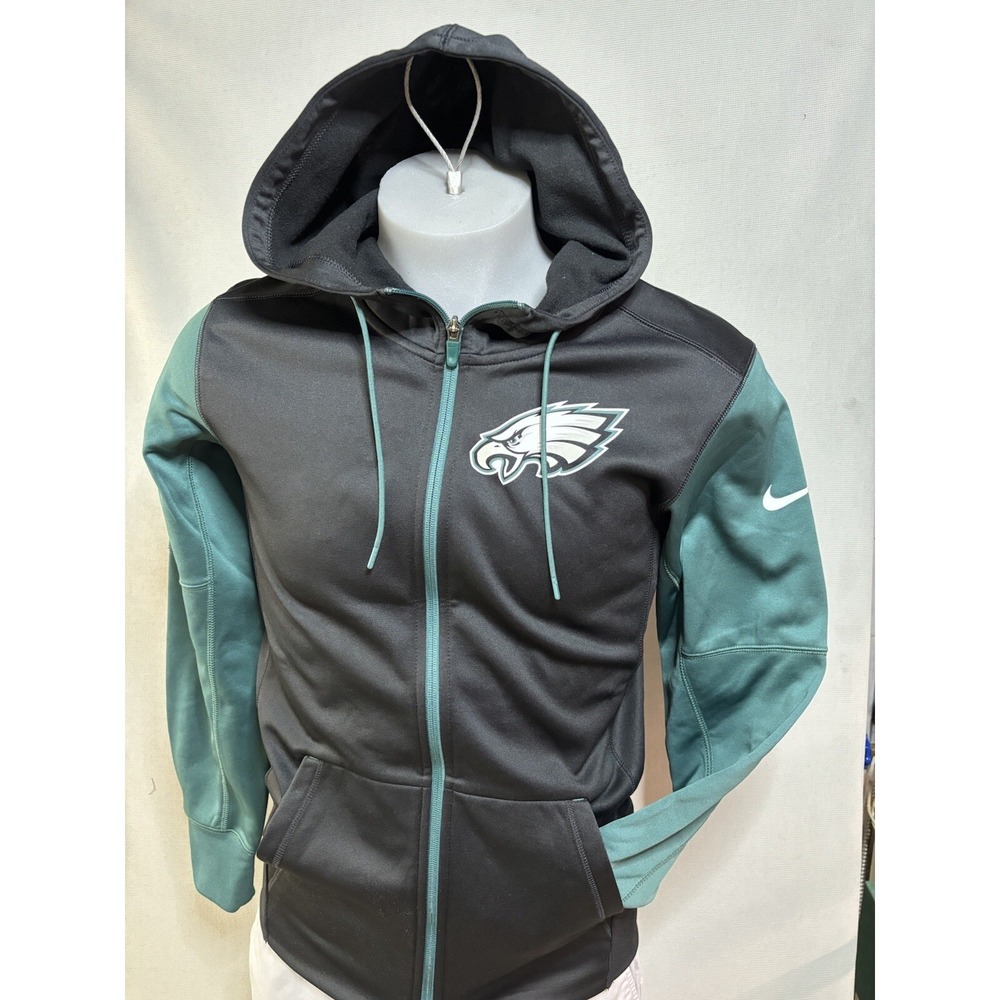 NWT Men's Nike NFL Philadelphia Eagles Long Sleeve Zip-Up Sweatshirt SIZE Small